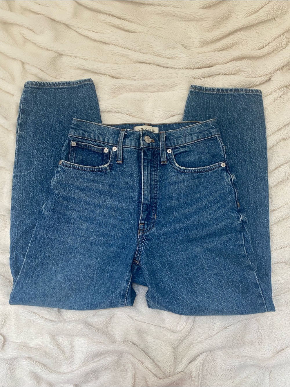 Madewell balloon denim jeans Sz 24 medium wash